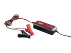 ULTIMATE SPEED® Car & Motorcycle Battery Charger with red and black clamps