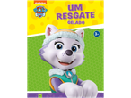 Figura da Paw Patrol Everest com texto 'UM RESGATE GELADO' e classificação etária 3+