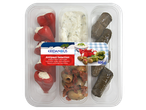 Eridanous Griekse antipasti selectie met gevulde wijnbladeren, rode pepers, tzatziki en olijven, 400 g.