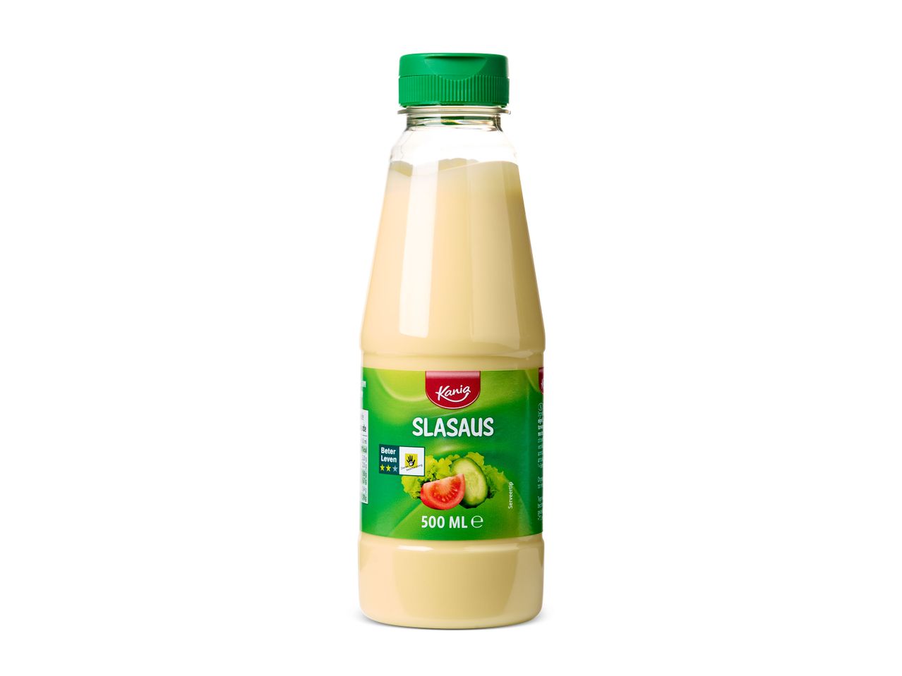 500ml fles Kanig Slasaus saladedressing.