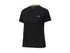 Crivit women's black short-sleeved athletic t-shirt.