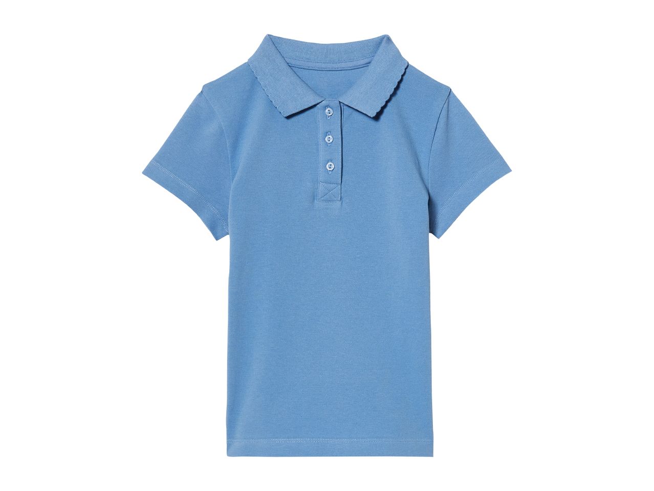 Girls’ Blue School Polo Shirts - 2 Pack