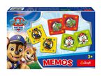 Paw Patrol memory spil med billeder af hundene Chase, Rocky og Marshall
