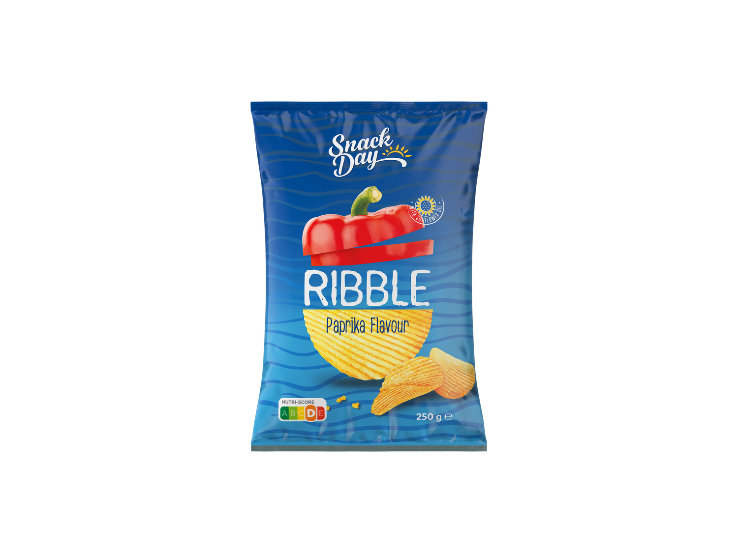 Paprika ribbelchips