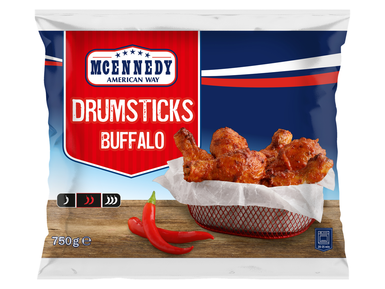 Pernas de Frango Estilo Hot Buffalo