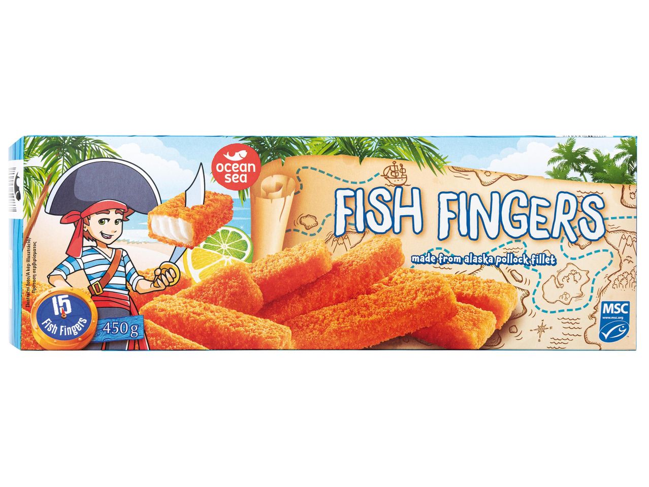 Ocean Sea halrudacskák, 450g, kalóztema.