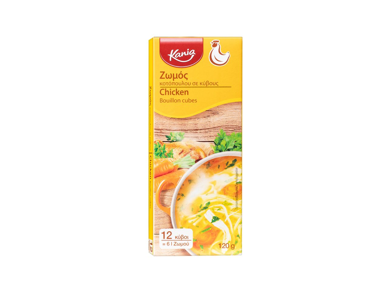 Κουτί ζωμού κοτόπουλου Knorr.