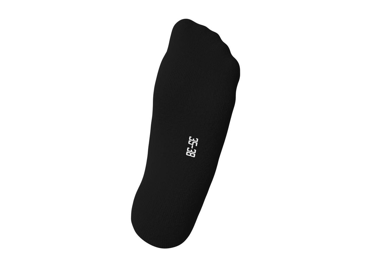 Meias curtas pretas Esmara com tamanho 35-38