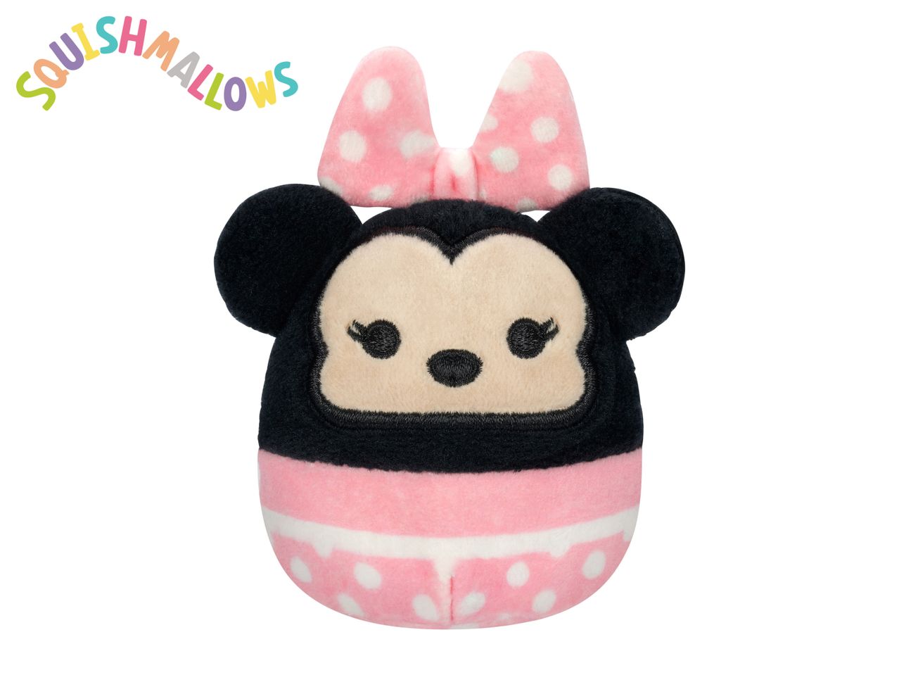 Squishmallows Minnie Mouse plush toy.