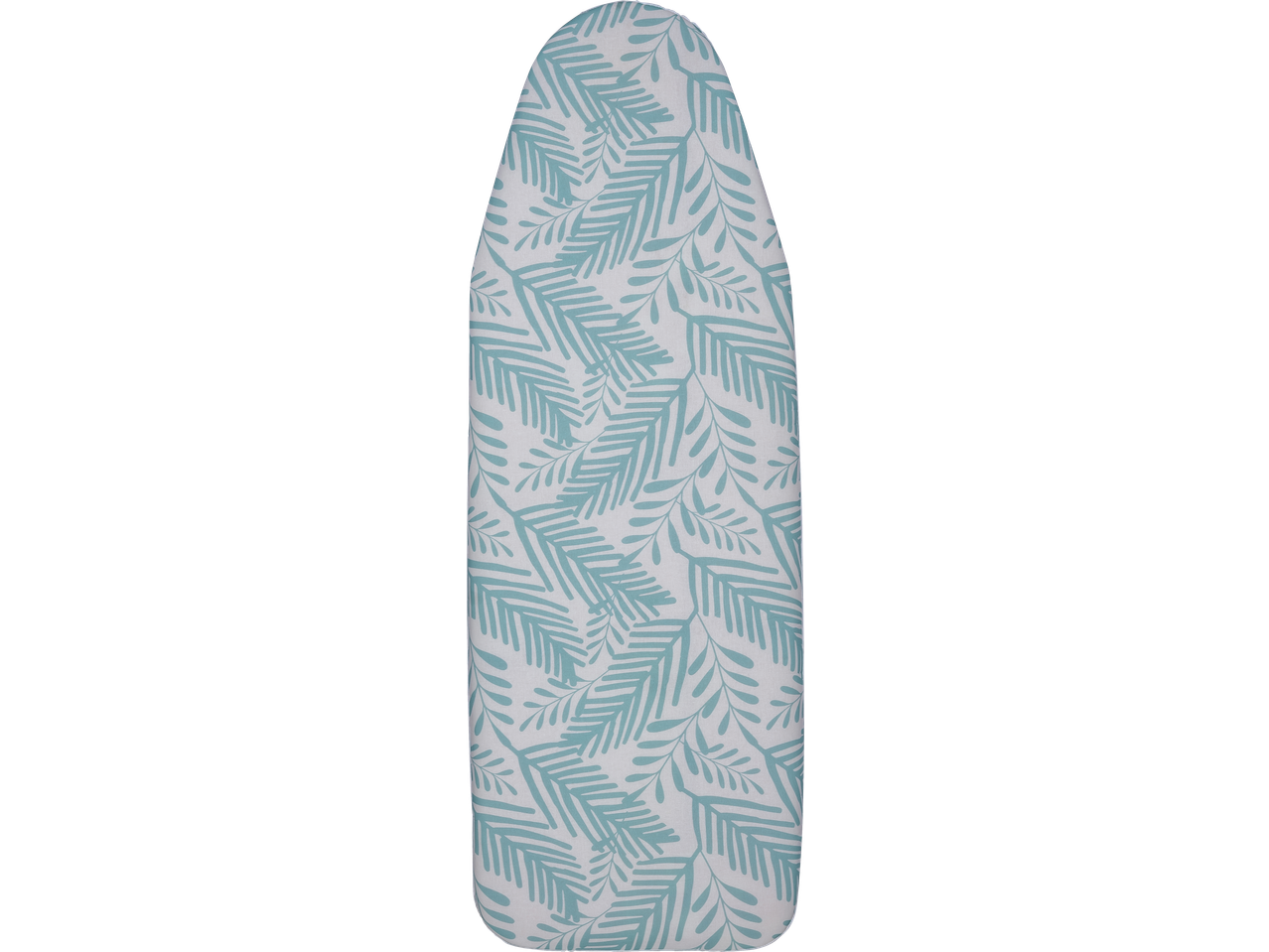 Capa para tábua de engomar W5 com estampado de folhas tropicais azuis