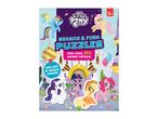 Children's search and find puzzle book with colorful pony characters on the cover.