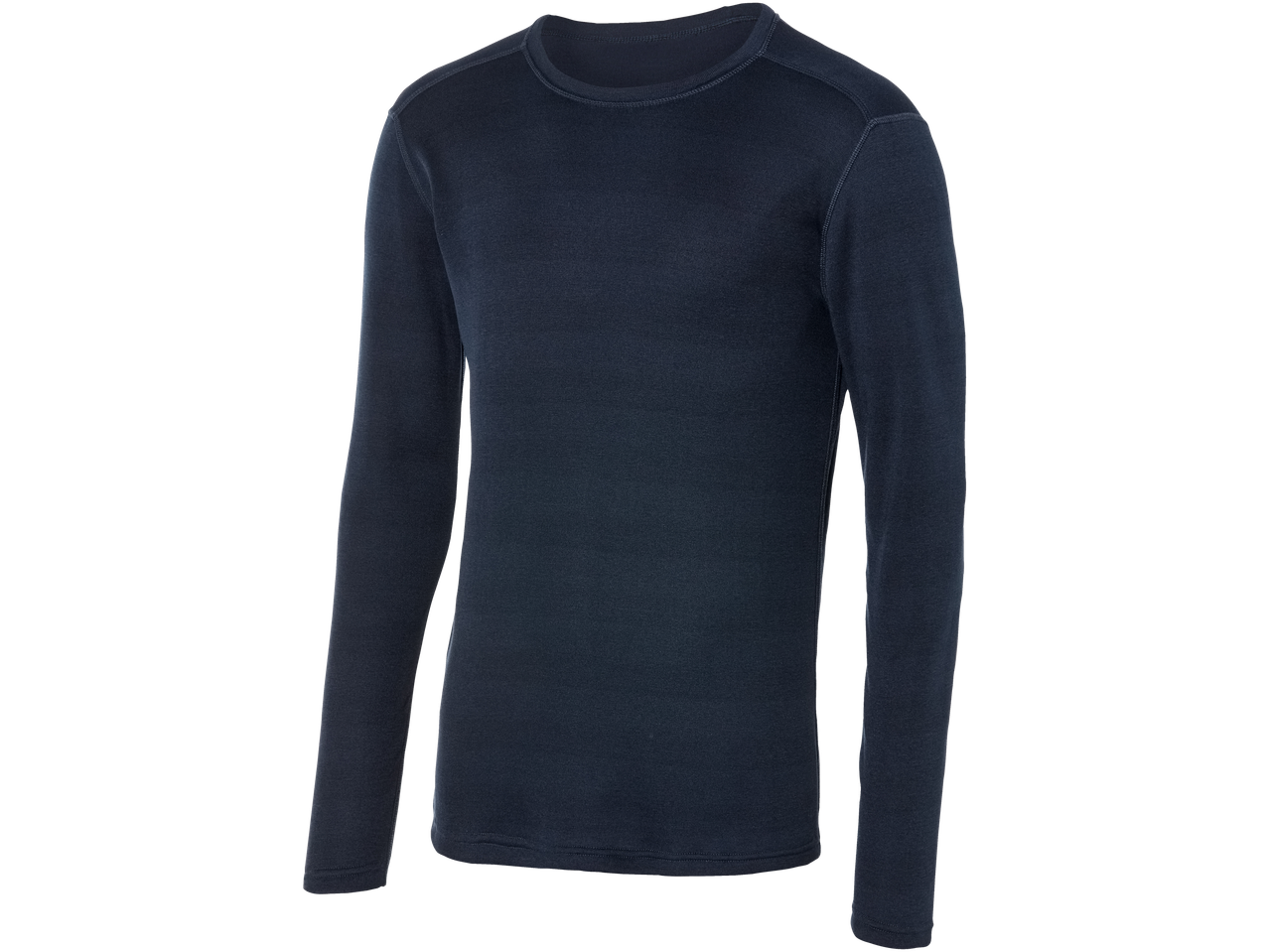 LIVERGY® vyriški termo marškinėliai ilgomis rankovėmis tamsiai mėlynos spalvos.