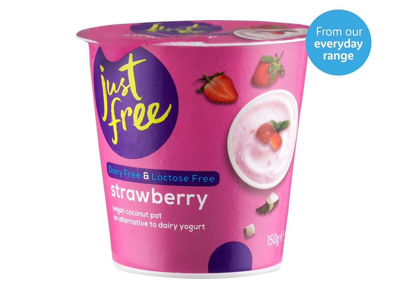 Go to full screen view: Just Free Vegan Coconut Pot Assorted Flavours - Image 2