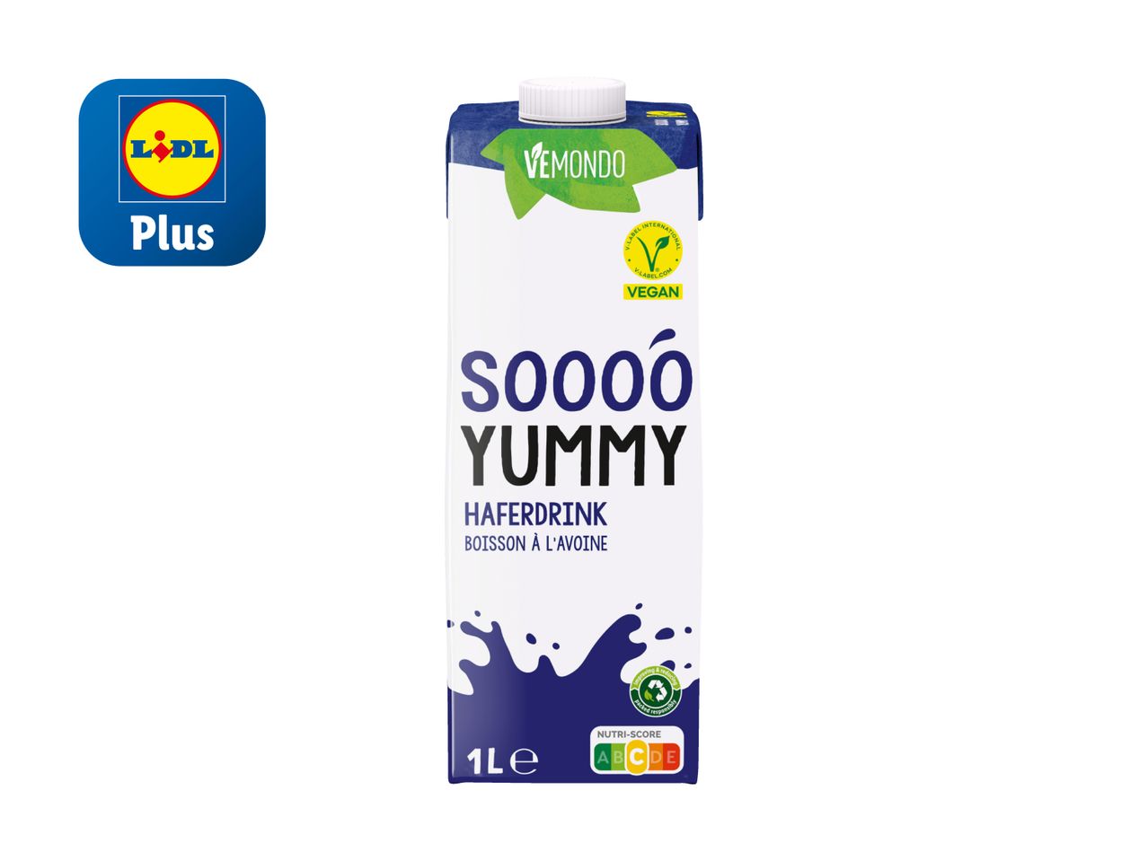 Lidl SOOOO YUMMY Pflanzenmilch.