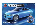 Quick Build model kit of a blue Audi TT Coupé, no glue or paint needed, for ages 6+