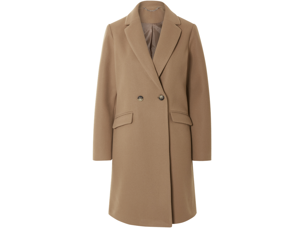 Esmara Manteau, elegants gaiši brūns divrindu mētelis.