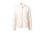 Women's fleece jacket in off-white with pink details