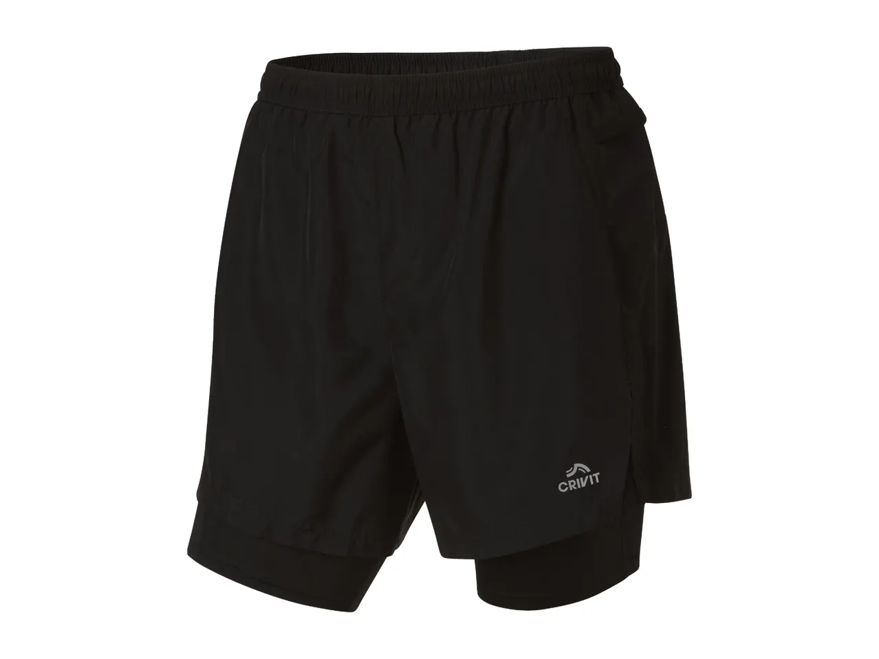 CRIVIT Men’s Black Sports Shorts
