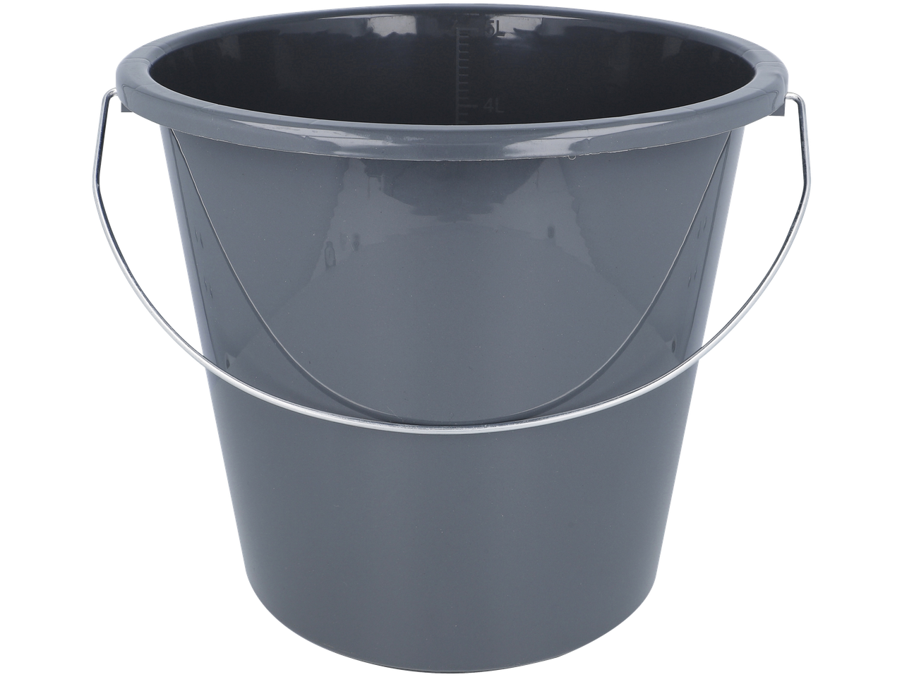 Γκρι κουβάς JES COLLECTION με όγκο 5 L