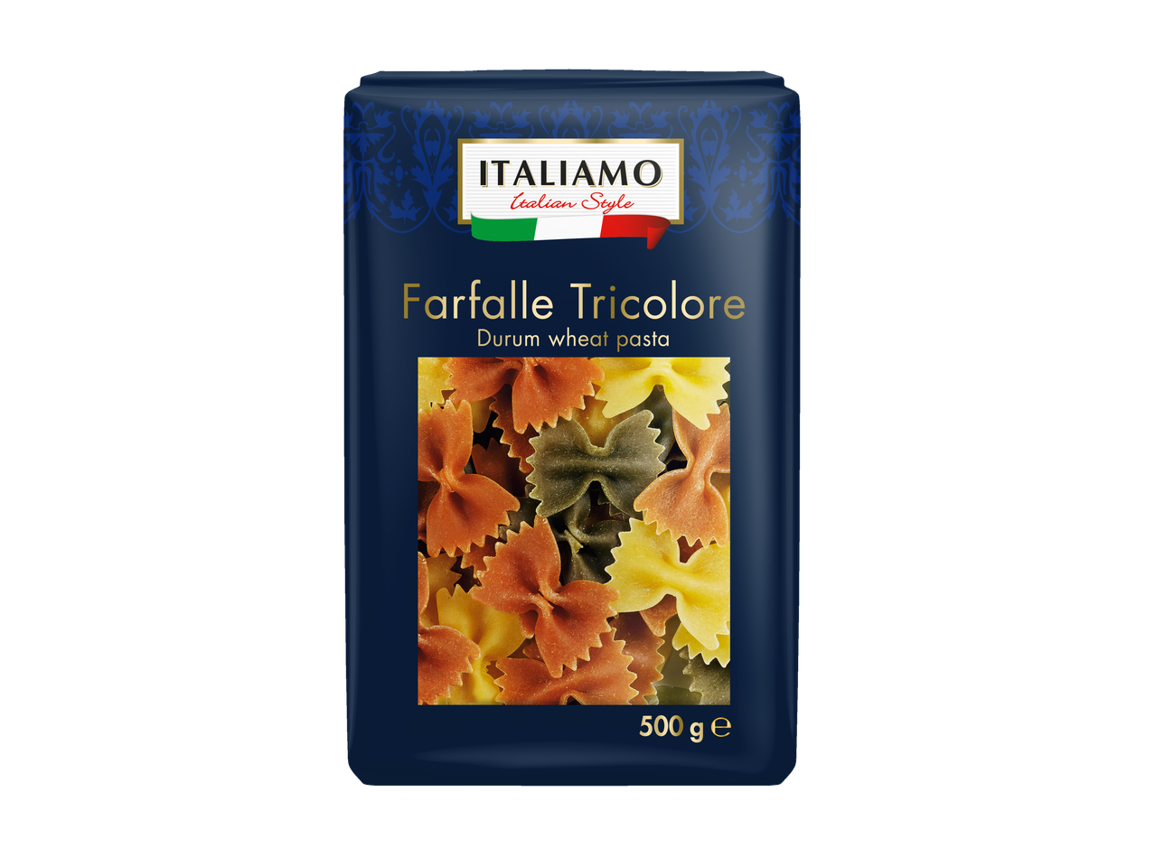 Italiamo farfalle trikolor testenina.