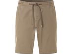 Beige drawstring casual shorts
