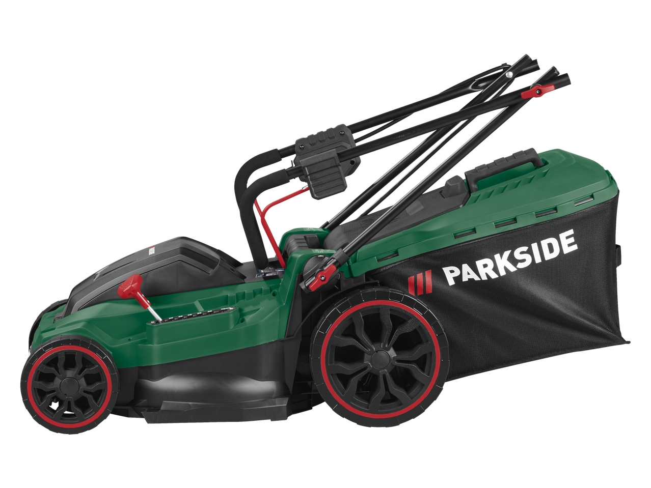 PARKSIDE 40 V zāles pļāvējs bez akumulatora, zaļš un melns