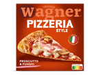 Pizzapunt met ham en champignons, met de tekst 'Pizzeria Style' en Nutri-Score C.