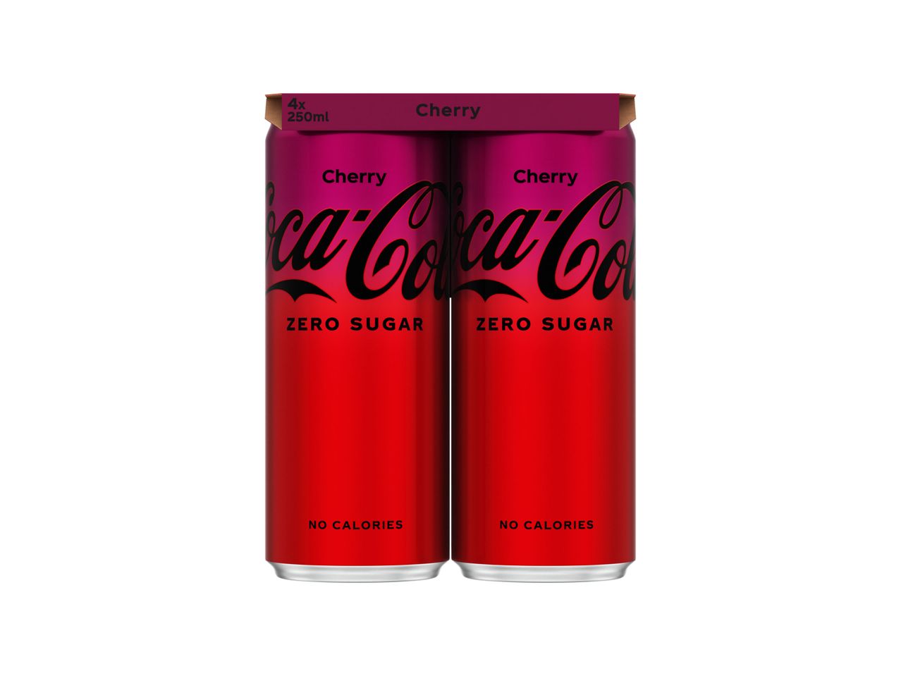 Coca-Cola Zero Sugar kers in blikjes.