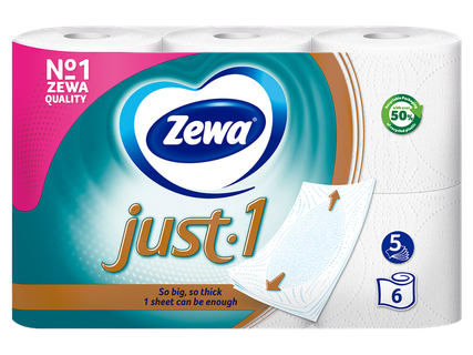 ZEWA JUST 1 Тоалетна хартия