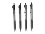 Four Paper Mate InkJoy 300 RT 1.0M black pens.