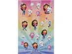 Gabby's Dollhouse stickers featuring Gabby and various cat characters.