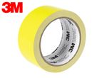 A roll of yellow 3M tape with branding visible on the core.