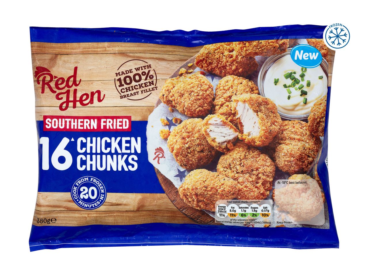 Go to full screen view: Red Hen Chicken Chunks - Image 1