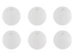 Six white W5 brand circular pads arranged in two rows.
