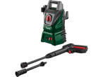 Parkside pressure washer with spray gun and nozzles.