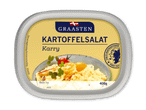 Kartoffelsalat med karry i en bakke, 400g.