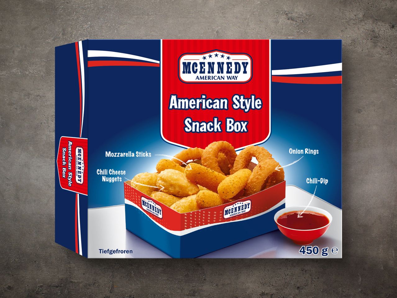 American McEnnedy Style Box Snack