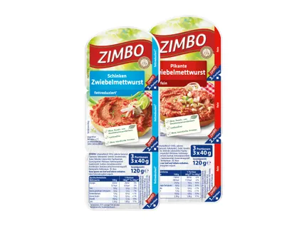 Zimbo Zwiebelmettwurst
