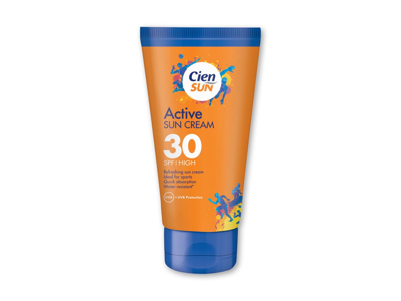 Cien Sun Active Spray SPF 30 solcreme.