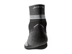 Back view of a black and grey Crivit ankle sock.