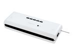 SilverCrest vacuum sealer in white with control panel and power cord.