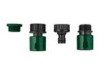 Garden hose connectors and tap connector.