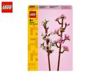 A box for a building toy set featuring cherry blossoms, with an age rating of 8+.