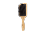 Ein Cien Beauty-Haarbürste aus Bambus mit schwarzen Borsten.