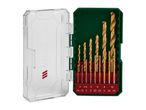 Open drill bit set with various sizes, including 1.5, 2, 2.5, 3, 3.2, and 3.5 mm.