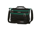 Bolsa de ferramentas Parkside preta e verde.