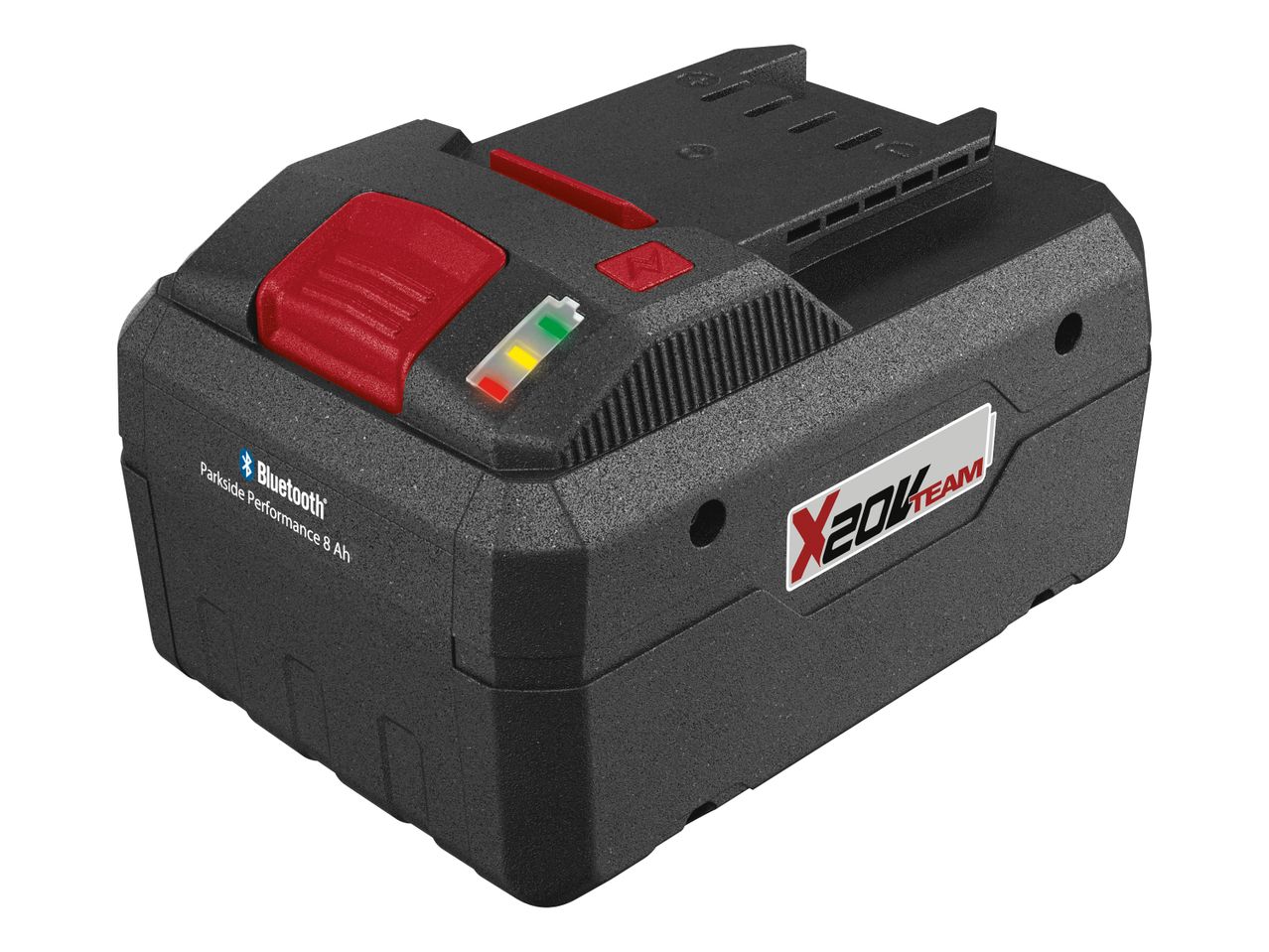 Batteria Parkside Performance 8 Ah X20V Team con Bluetooth.
