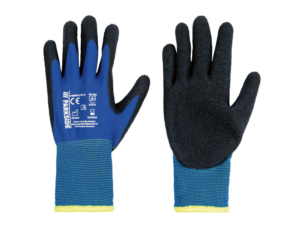 Go to full screen view: PARKSIDE Lined Work Gloves - Image 3