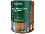 PARKSIDE PUR Lazură permanentă pentru lemn, 5L, nuc, pentru uz interior și exterior.