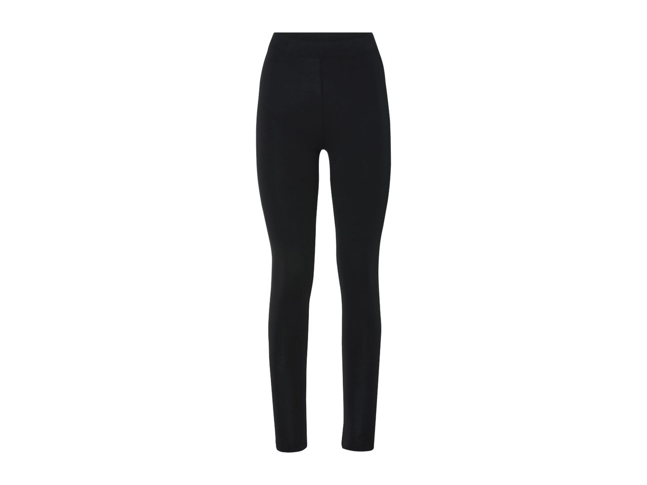 Black women's leggings on a white background.